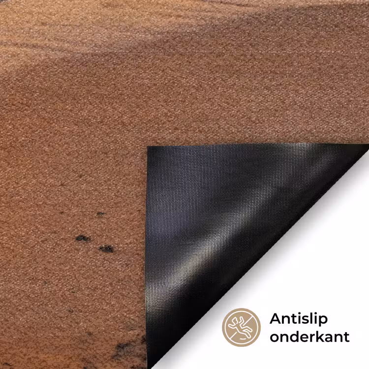 Zee - Zonsondergang - Golven - Kust - Oranje Deurmat klein -antislip_NL