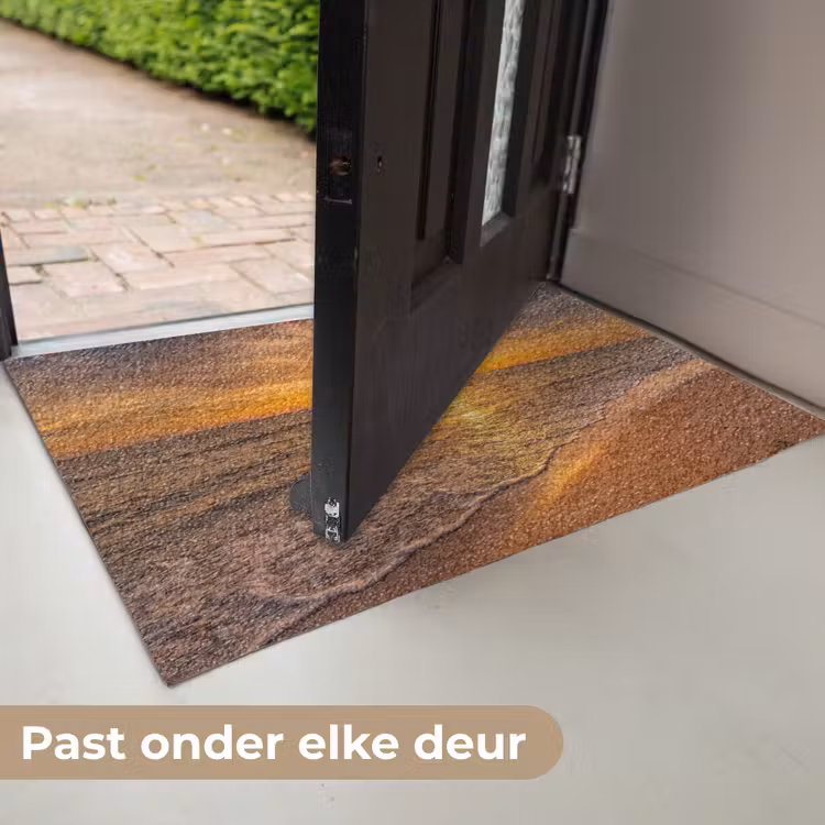Zee - Zonsondergang - Golven - Kust - Oranje Deurmat klein -USP_NL