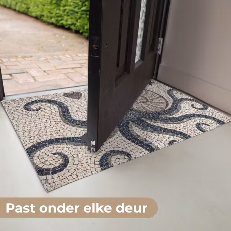 Zeeleven - Mozaïek - Kunst - Vintage - Beige Deurmat klein -USP_NL