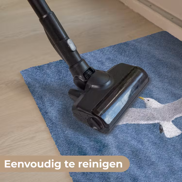 Zeemeeuw - Oceaan - Blauw Deurmat klein -reinigen_NL