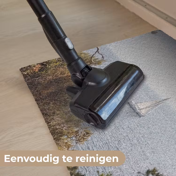 Deurmat - Zeilboot - bomen - water - Zeilboot - bomen - water Deurmat klein