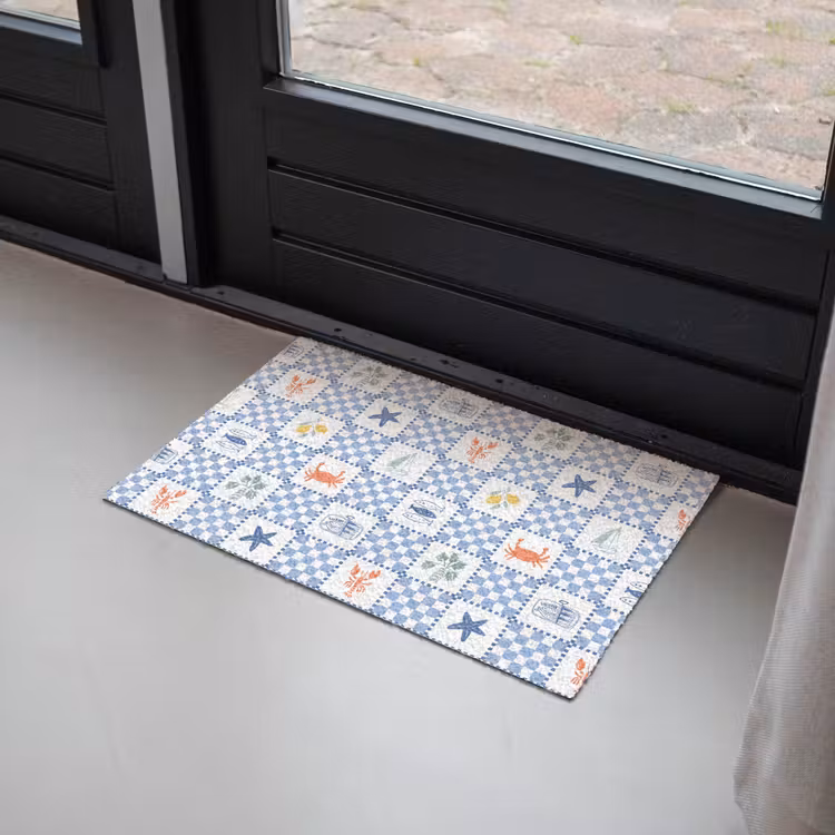 Zomer - Patroon - Vierkant Deurmat klein 898 -sfeer2