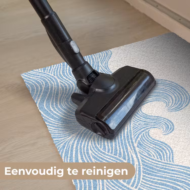 Zon - Golven - Oceaan - Abstract - Rood Deurmat klein -reinigen_NL