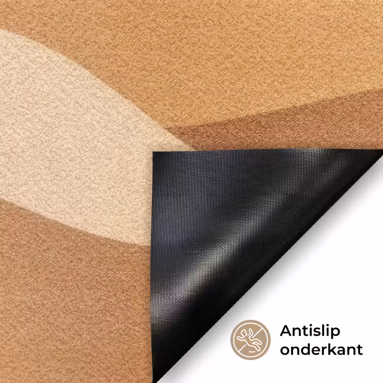 Zon - Heuvels - Boom - Abstract Deurmat klein -antislip_NL