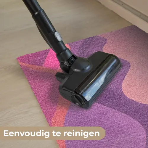 Zon - Heuvels - Paars - Abstract Deurmat klein -reinigen_NL