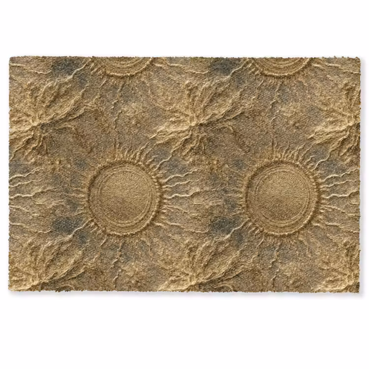 Zon - Reliëf - Antiek - Goud Deurmat klein 898 -zkaufland3d