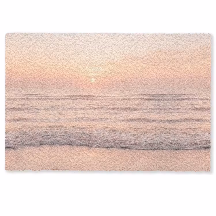 Zon - Strand - Roze Deurmat klein -zkaufland3d