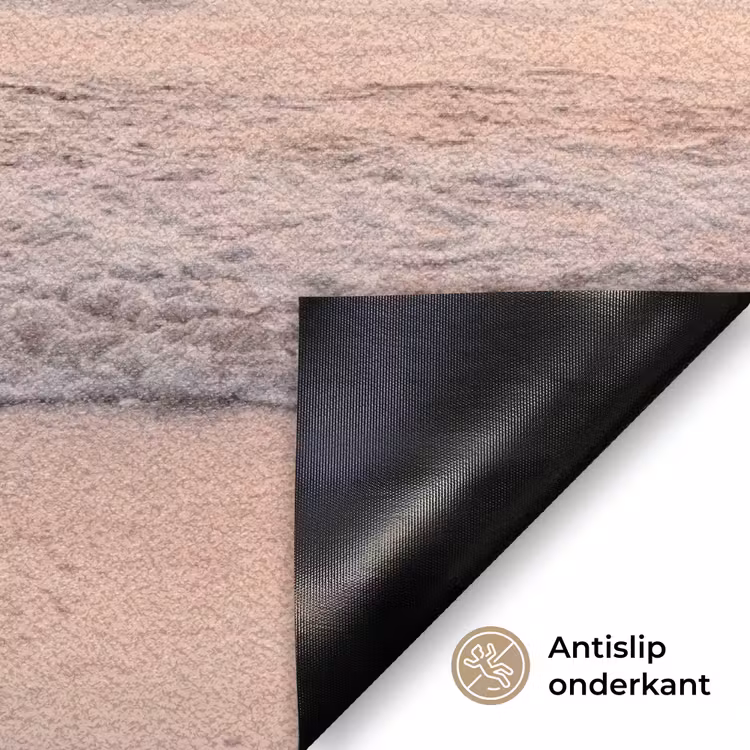 Zon - Strand - Roze Deurmat klein -antislip_NL