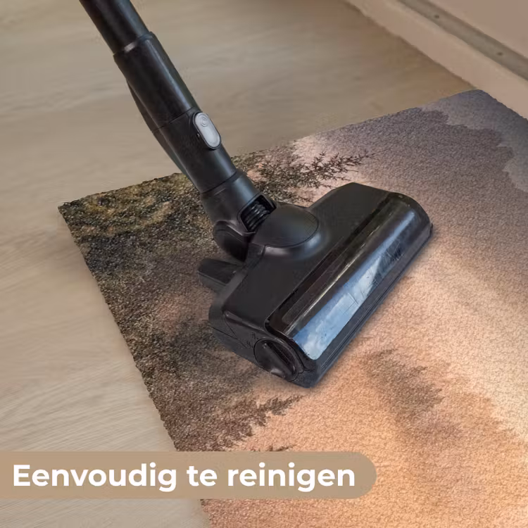 Zonlicht - Mist - Bergen - Bomen Deurmat klein -reinigen_NL