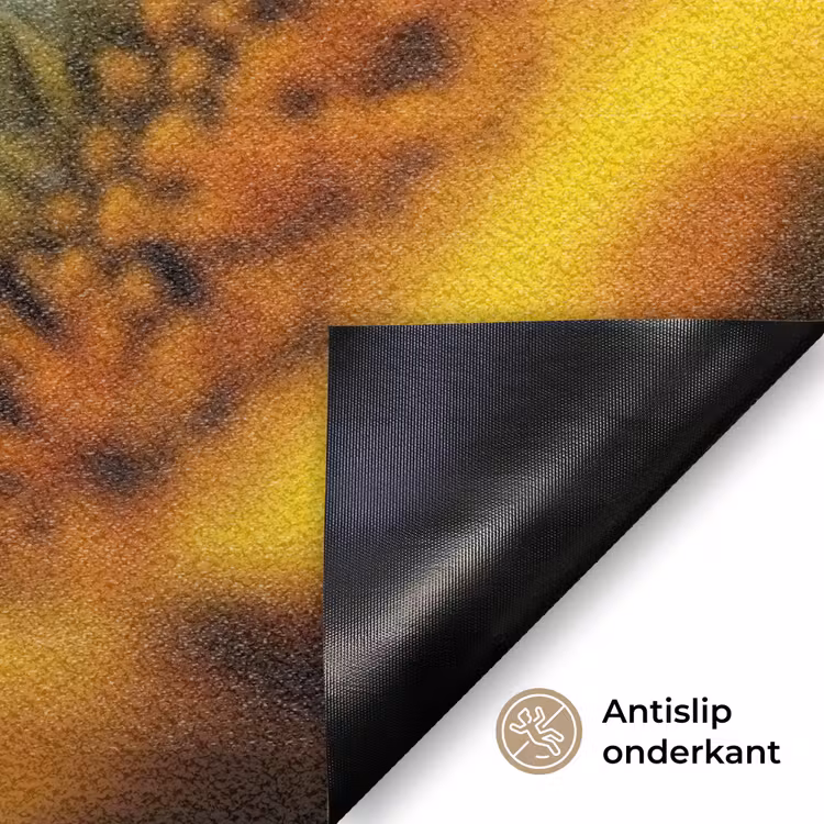 Zonnebloem - Close up - Geel - Quote Deurmat klein -antislip_NL