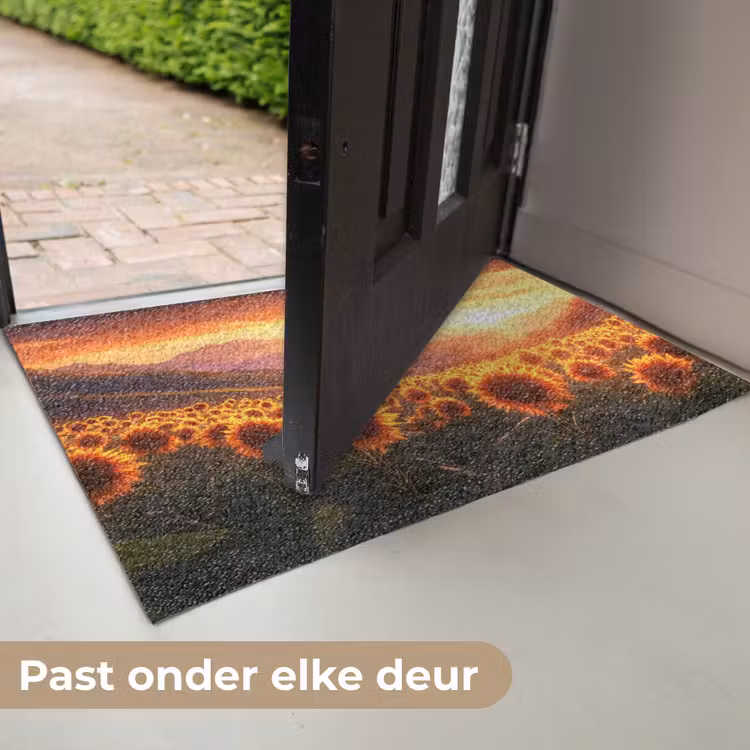 Zonnebloemen - Zonsondergang - Landschap Deurmat klein -USP_NL