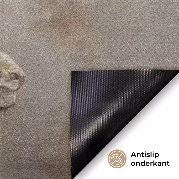 Zwaan - Elegant - Dieren - Wit Deurmat klein -antislip_NL