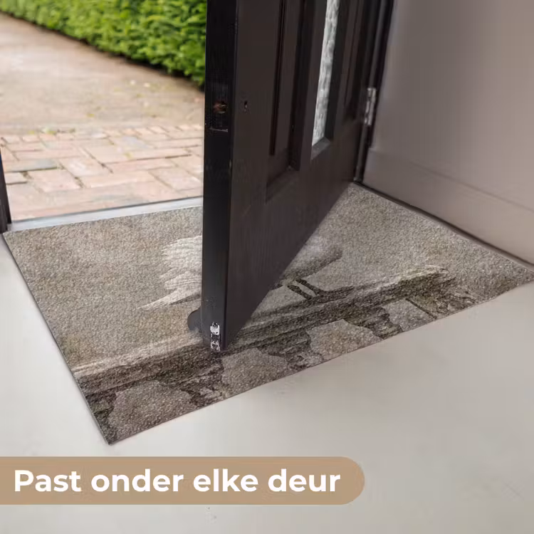 Zwaan - Elegant - Dieren - Wit Deurmat klein -USP_NL