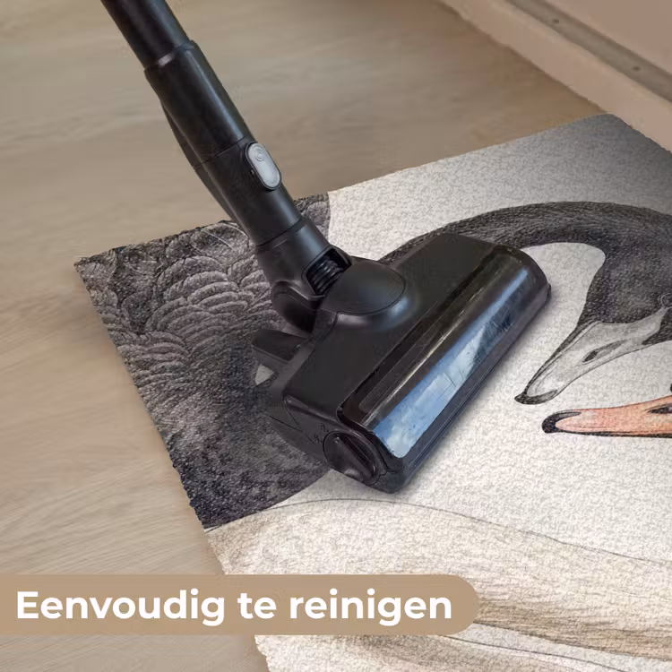 Zwanen - Hartvorm - Dieren Deurmat klein -reinigen_NL