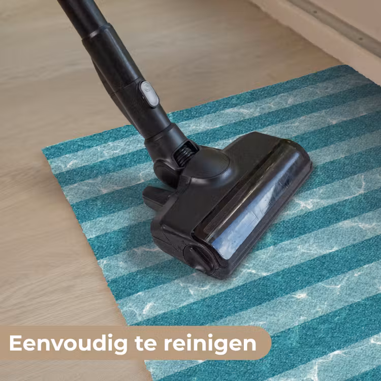 Zwembad - Strepen - Groen Deurmat klein 898 -reinigen_NL