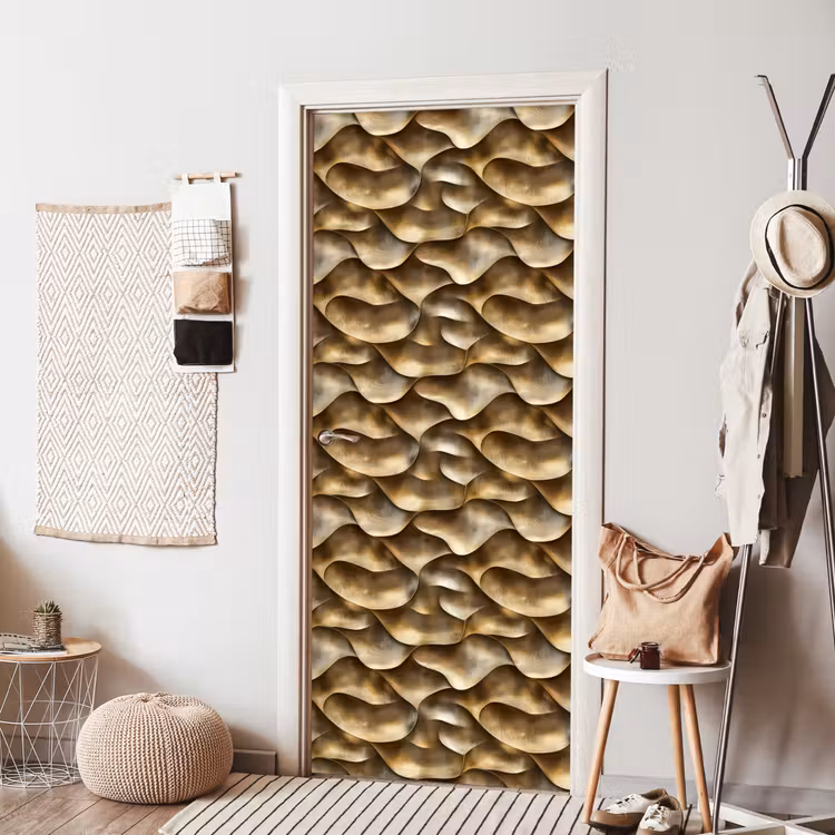 Abstract - Antiek - Goud deurposter klein 289 -sfeer6