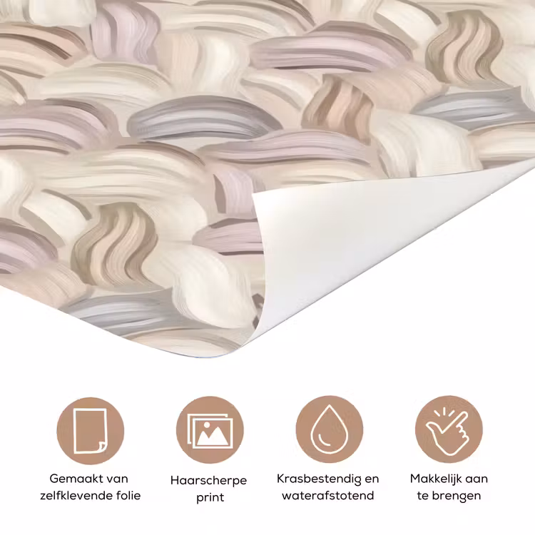 Abstract - Golvend - Pastel deurposter klein 289 -closeup_NL