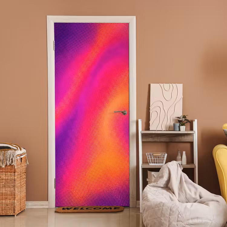 Abstract - Patroon - Kleurverloop deurposter klein -sfeer1