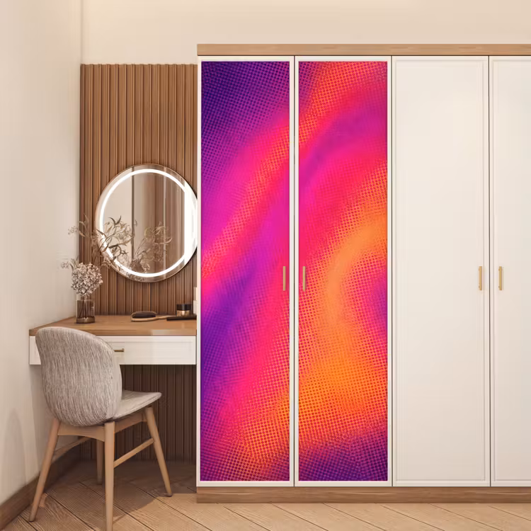 Abstract - Patroon - Kleurverloop deurposter klein -sfeer3