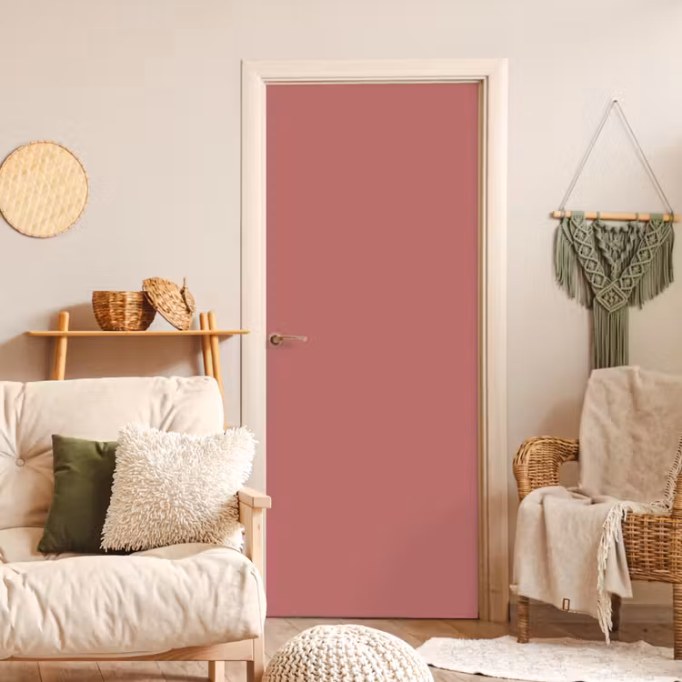 Ancient - Rose - Roze deurposter klein 289 -sfeer2