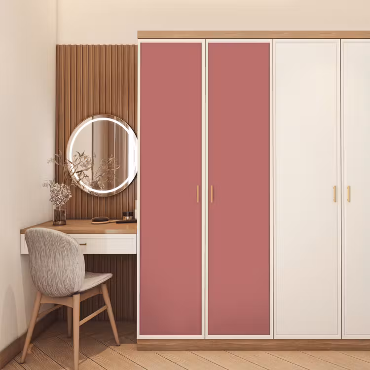 Ancient - Rose - Roze deurposter klein 289 -sfeer3