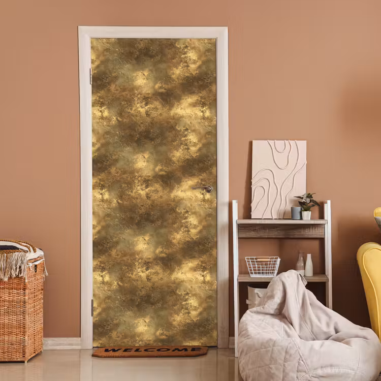 Antiek - Metaallook - Goud deurposter klein 289 -sfeer1
