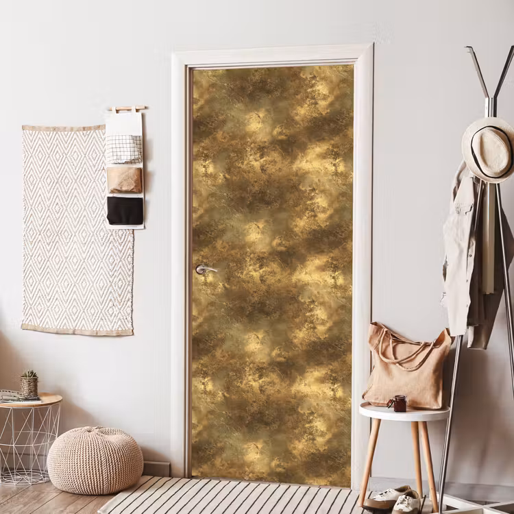 Antiek - Metaallook - Goud deurposter klein 289 -sfeer6