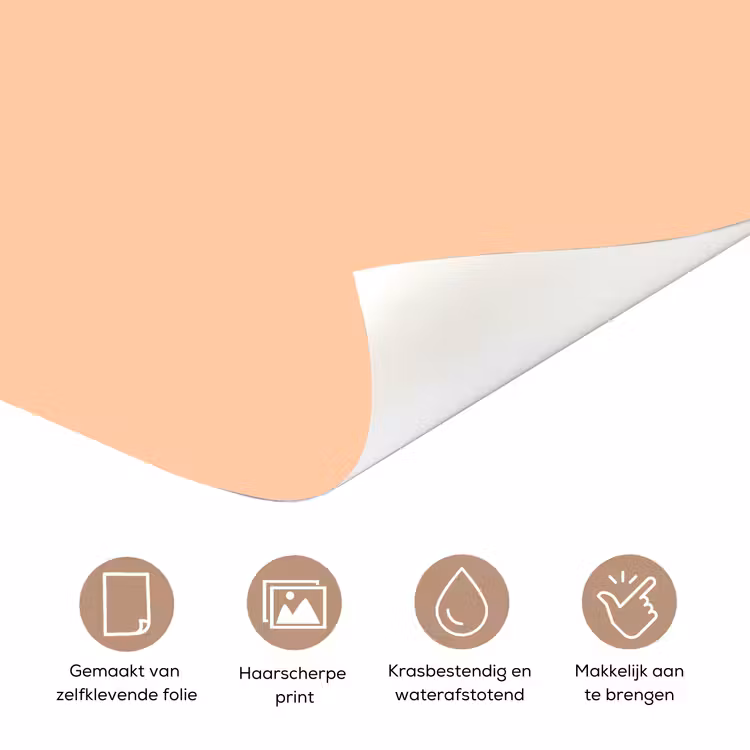 Apricot - Blush - Nude deurposter klein 289 -closeup_NL