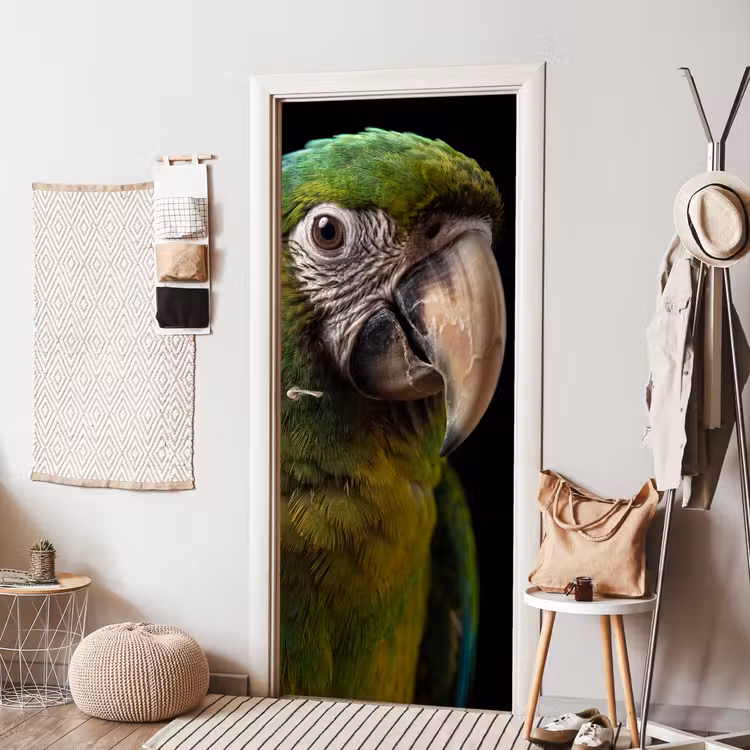 Ara - Portret - Groen deurposter klein -sfeer6
