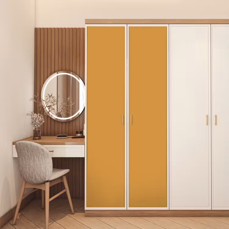 Autumn - Mustard - Geel deurposter klein 289 -sfeer3