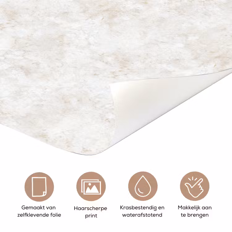 Beige - Marmer - Aders deurposter klein 289 -closeup_NL
