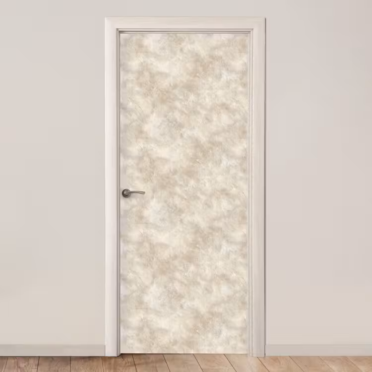 Beige - Reliëfstructuur - Natuursteen deurposter klein 289 -3d_beige