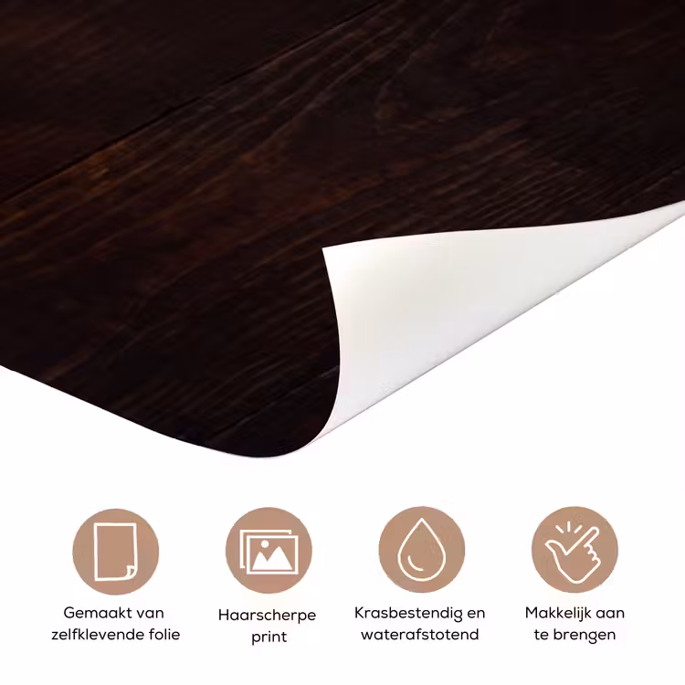Bier - Glazen - Schuim - Hout - Drank deurposter klein -closeup_NL