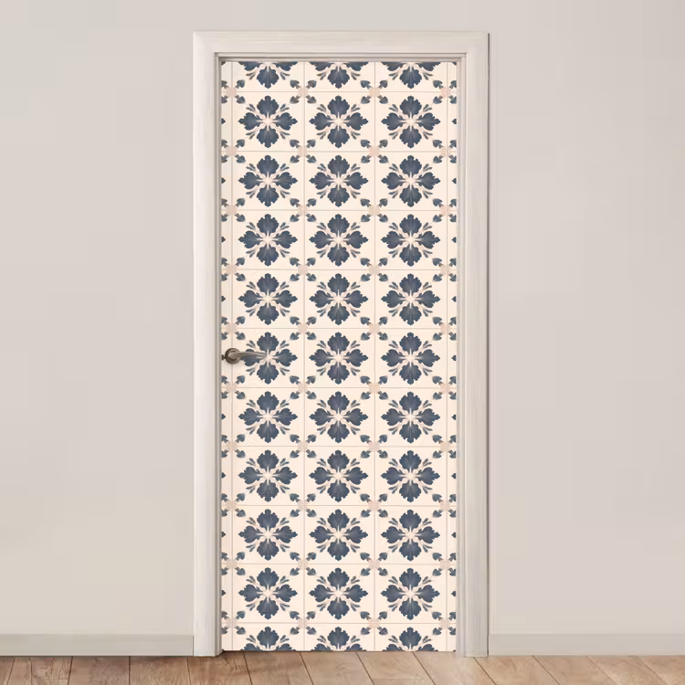 Bladvorm - Klassiek - Kleurrijk deurposter klein 289 -3d_beige