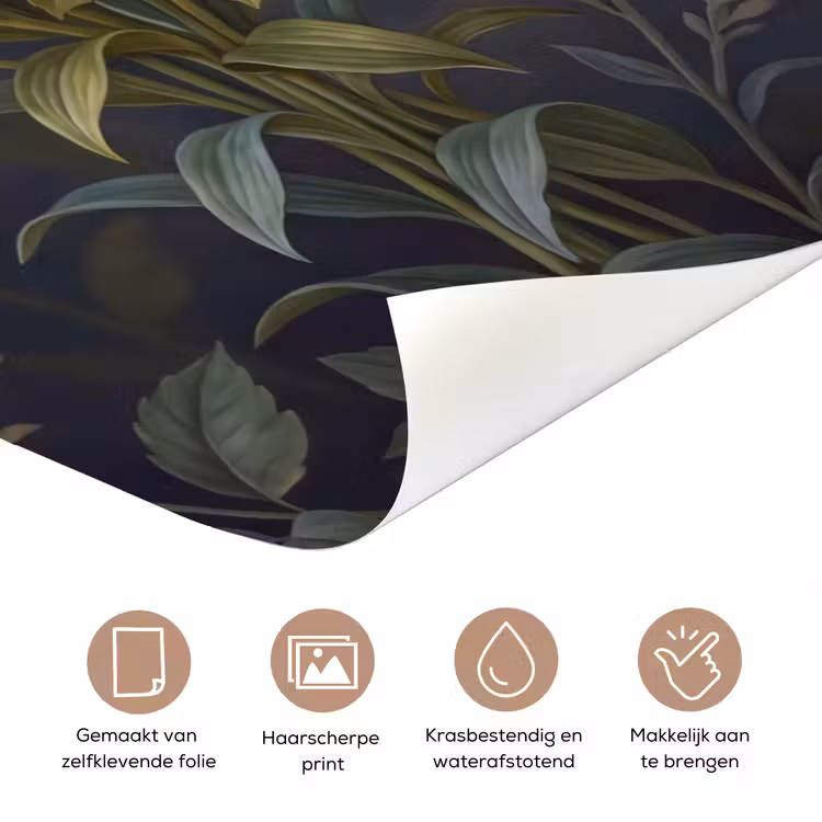 Bloemen - Boeket - Natuur - Kleurrijk - Modern deurposter klein -closeup_NL
