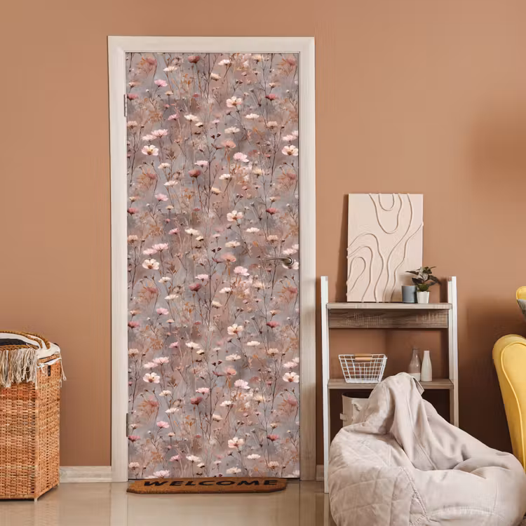 Bloemen - Wild - Pastel deurposter klein 289 -sfeer1