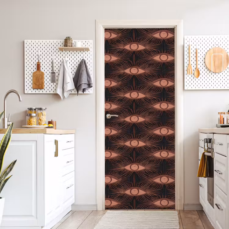 Boheems - Oog - Bruin deurposter klein 289 -sfeer5