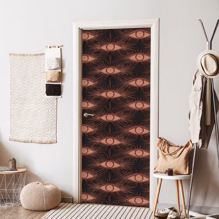 Boheems - Oog - Bruin deurposter klein 289 -sfeer6
