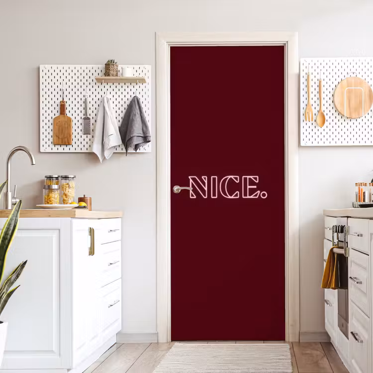 Bordeaux - Nice - minimalistisch deurposter klein -sfeer5