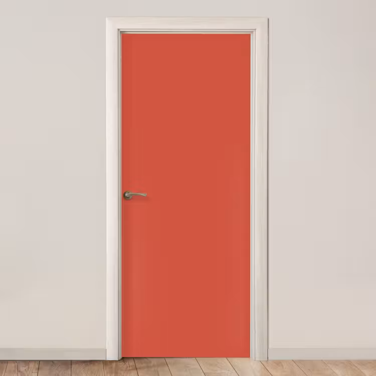Brick - Red - Rood deurposter klein 289 -3d_beige