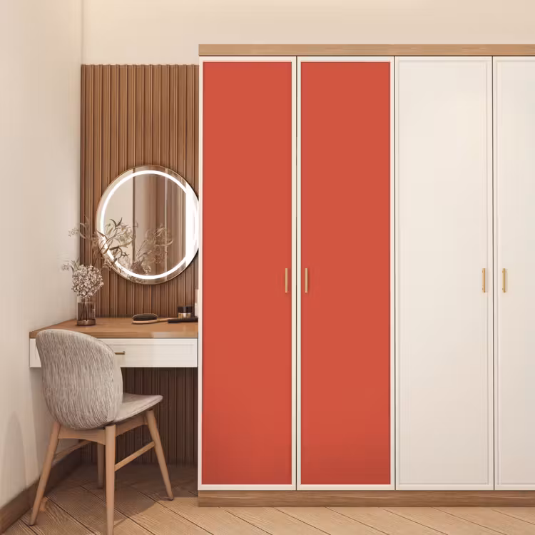 Brick - Red - Rood deurposter klein 289 -sfeer3
