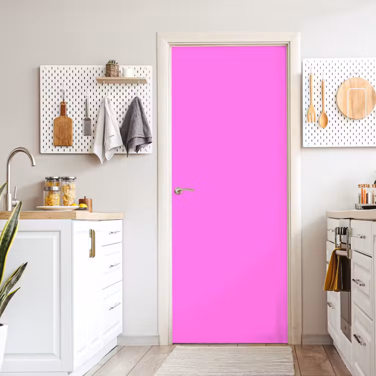 Bright - Orchid - Roze deurposter klein 289 -sfeer5