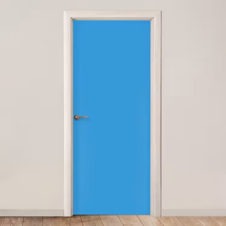 Cerulean - Breeze - Blauw deurposter klein 289 -3d_beige