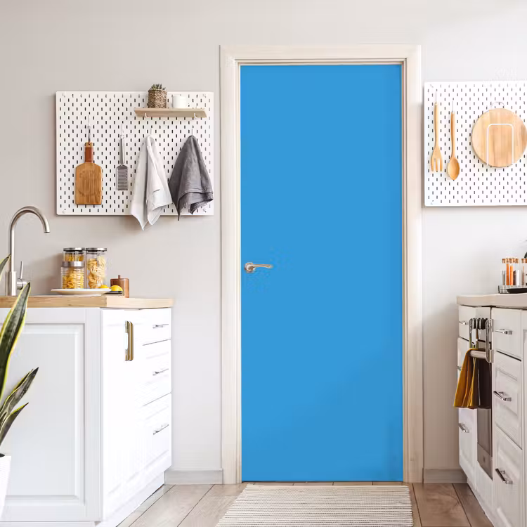 Cerulean - Breeze - Blauw deurposter klein 289 -sfeer5