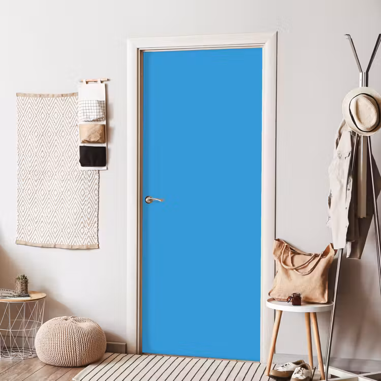 Cerulean - Breeze - Blauw deurposter klein 289 -sfeer6
