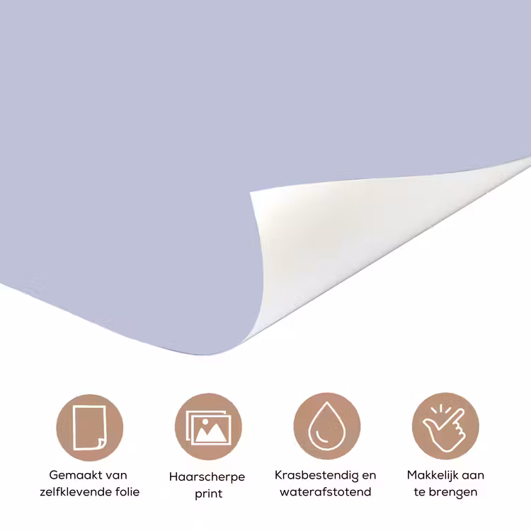 Chalky - Lavender - Paars deurposter klein 289 -closeup_NL