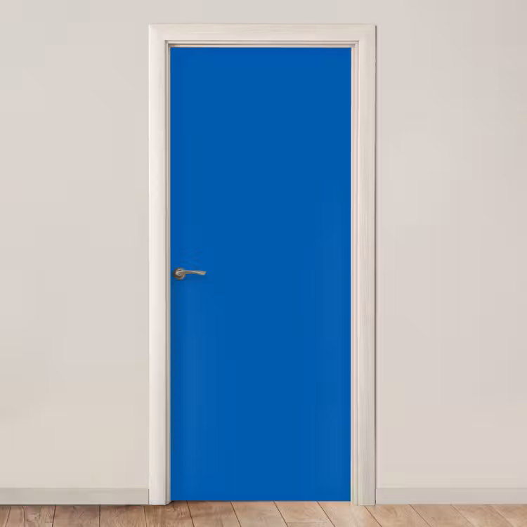 Classic - Azure - Blauw deurposter klein 289 -3d_beige