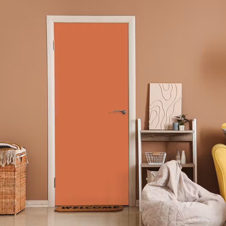 Classic - Terracotta - Oranje deurposter klein 289 -sfeer1