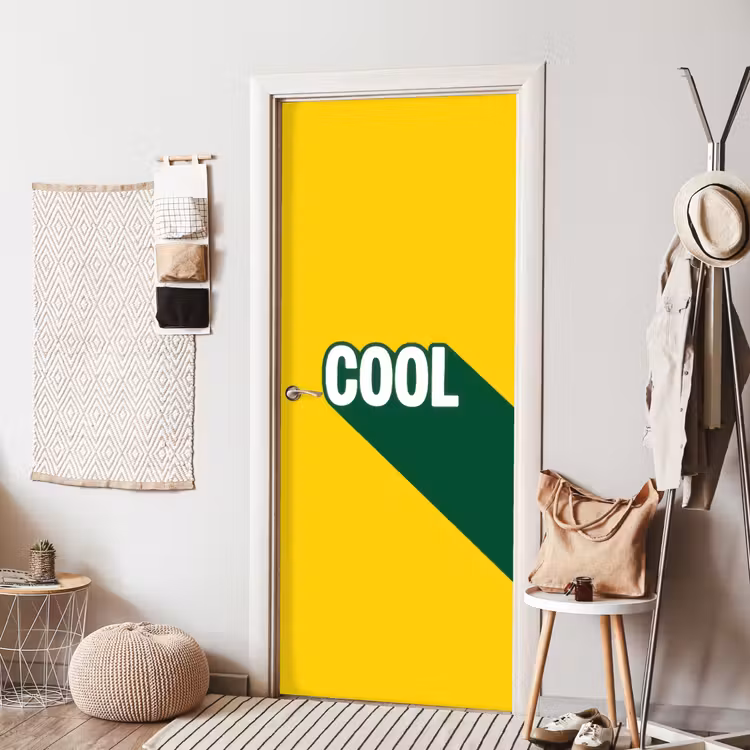 Cool - Geel - Groen deurposter klein -sfeer6