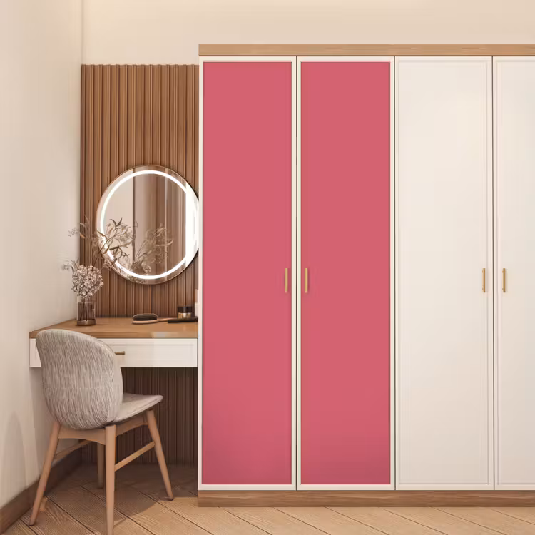 Crimson - Rose - Roze deurposter klein 289 -sfeer3